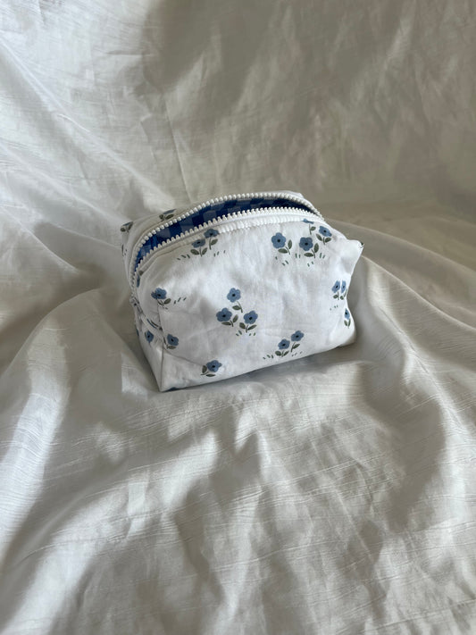 Trousse Fleur bleue