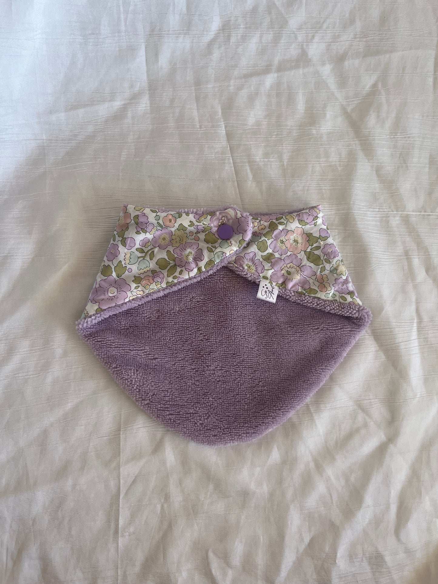 Bavoir Liberty Lilas 💜