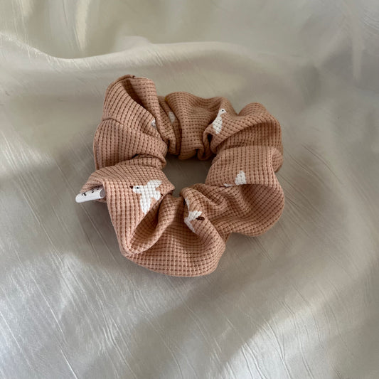 Chouchou Scrunchie en Nid d’abeille Birds